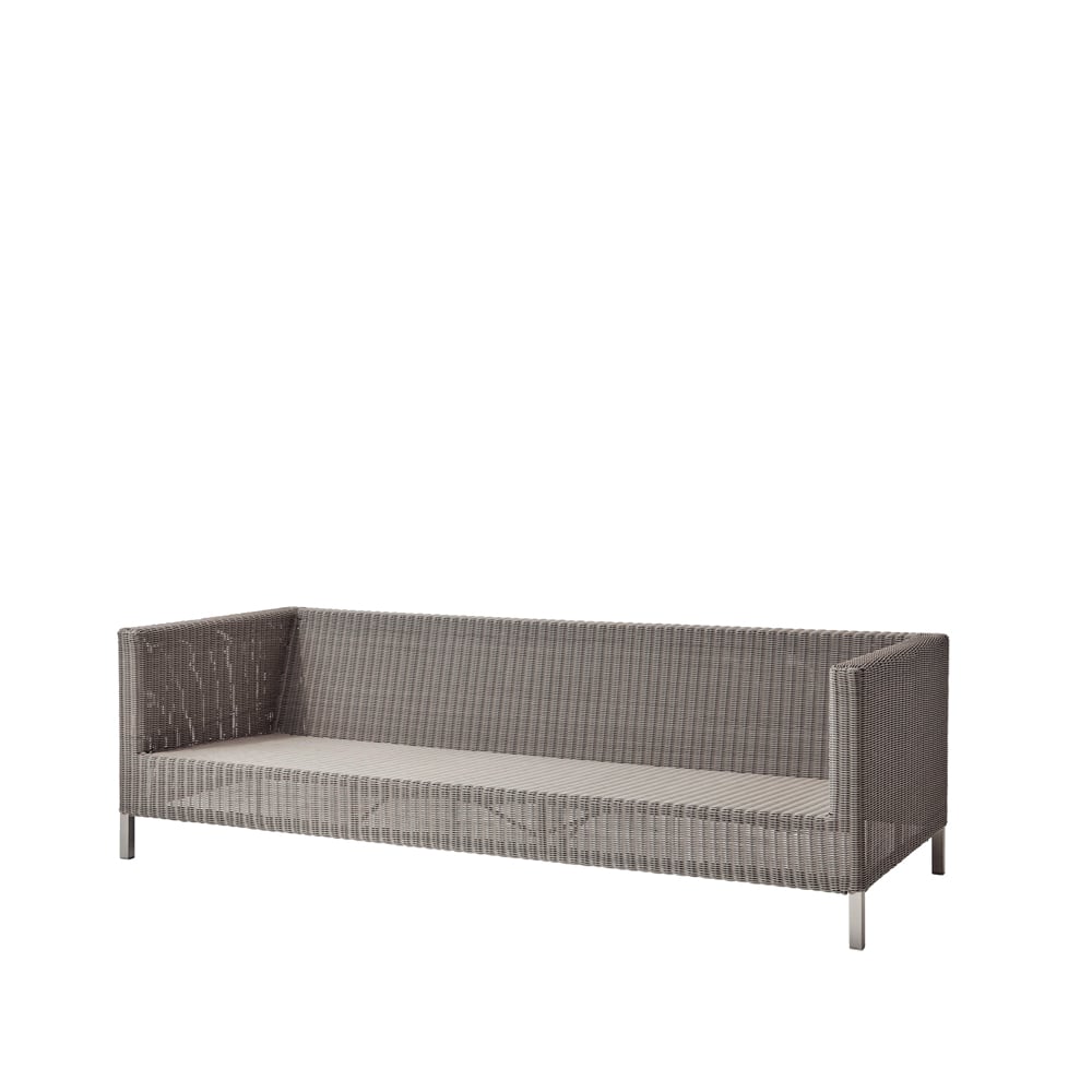 Cane-line Connect soffa 3-sits Taupe | Skandinavisk Design | Trädgårdssoffor | Beige