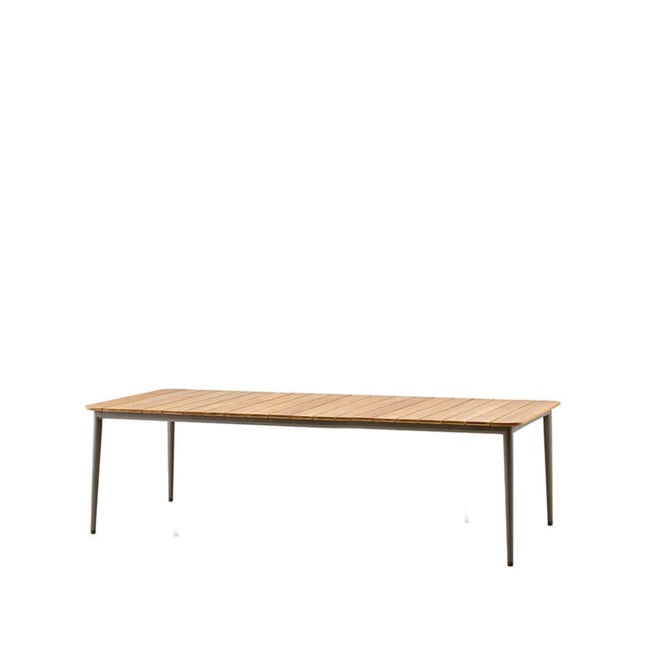 Core matbord teak 274x100x74 cm - Taupe stativ - Cane-line