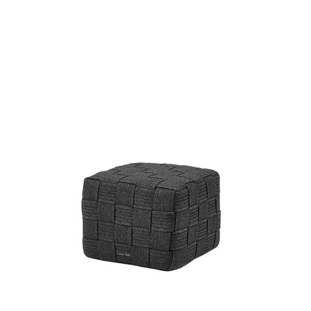 Cane-line Cube pall Dark grey | Skandinavisk Design | Sittpuff utomhusbruk | Grå