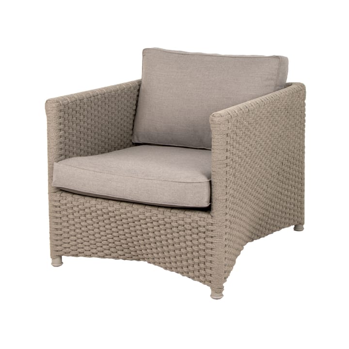 Diamond loungefåtölj soft rope - Cane-line Natté taupe - Cane-line