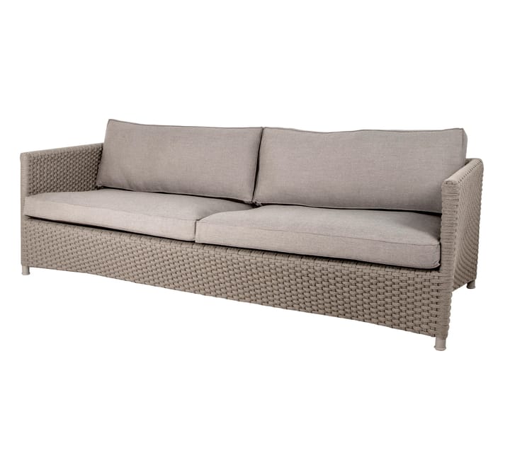 Diamond soffa 3-sits soft rope - Natté taupe (beige) - Cane-line