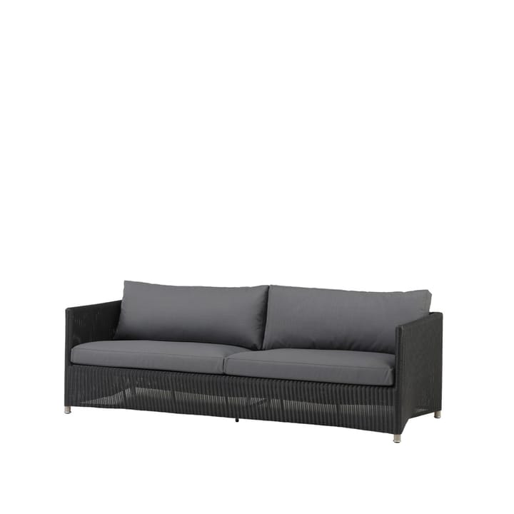 Diamond soffa 3-sits weave - Natté graphite - Cane-line
