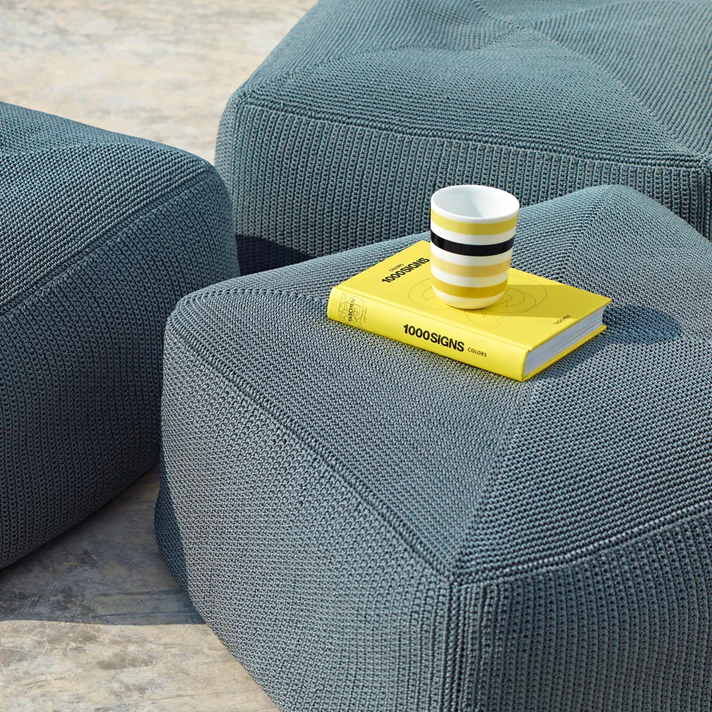 Divine sittpuff, grön Cane-line