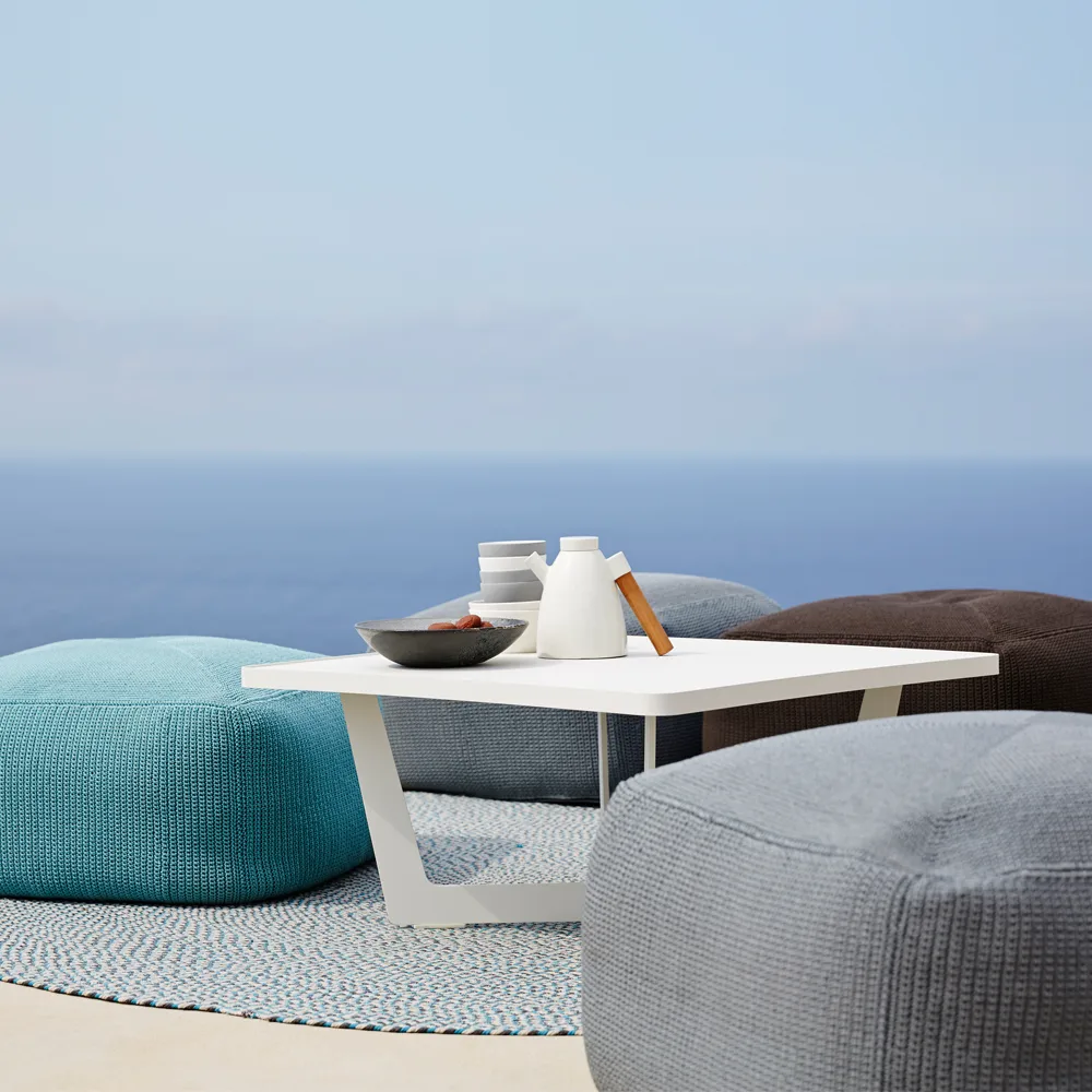 Divine sittpuff, grön Cane-line