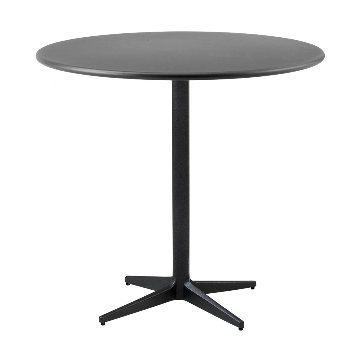 Cane-line Drop cafébord 80 cm Lava grey-lava grey | Skandinavisk Design | Trädgårdsbord | Grå