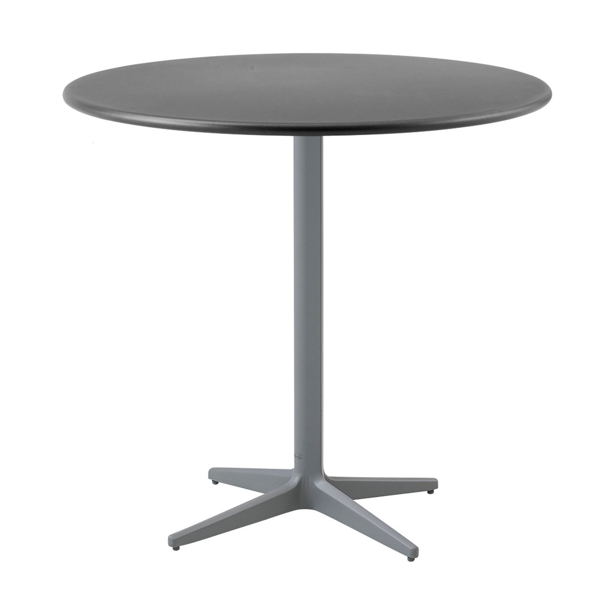Cane-line Drop cafébord 80 cm Lava grey-light grey | Skandinavisk Design | Trädgårdsbord | Grå