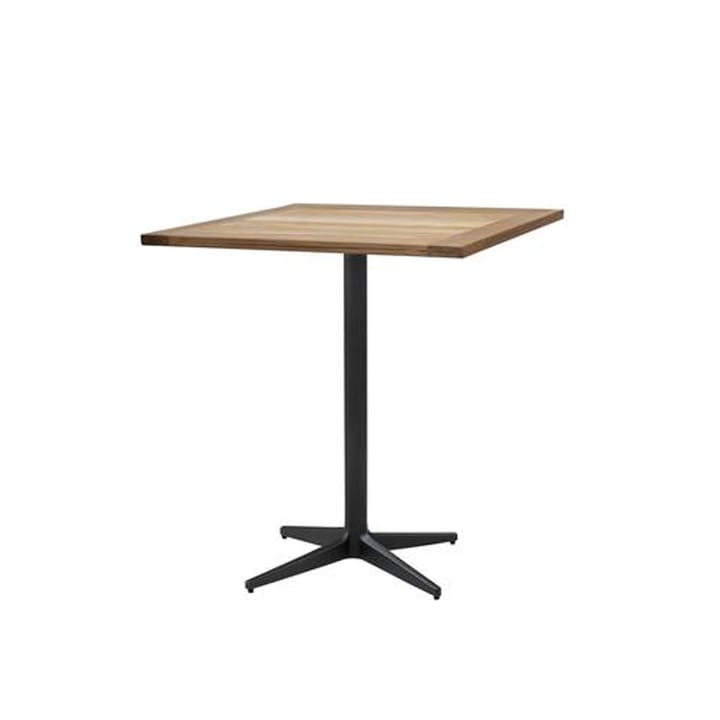 Drop cafébord teak 72x72 cm - Lavagrått stativ - Cane-line