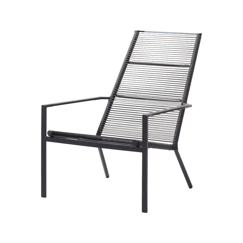 Cane-line Edge solstol Anthracite | Skandinavisk Design | Solsängar & solstolar | Grå