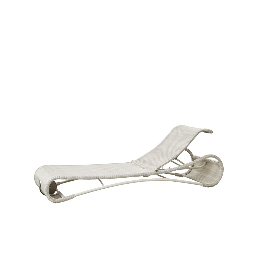 Cane-line Escape solsäng White grey | Skandinavisk Design | Solsängar & solstolar | Vit