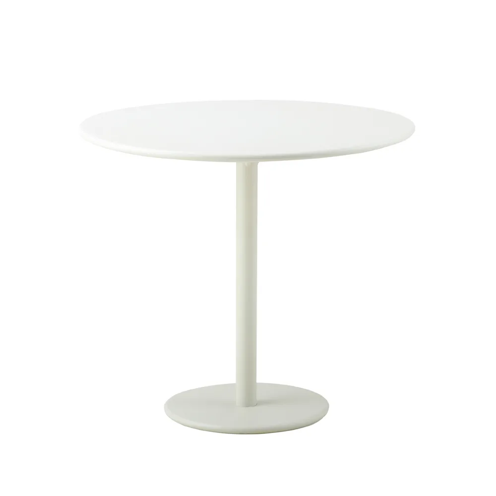 Go cafébord Ø80 cm, White-white Cane-line