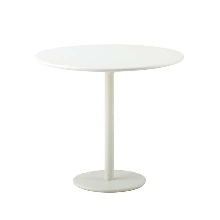 Go cafébord - vit, ø80 cm - Cane-line