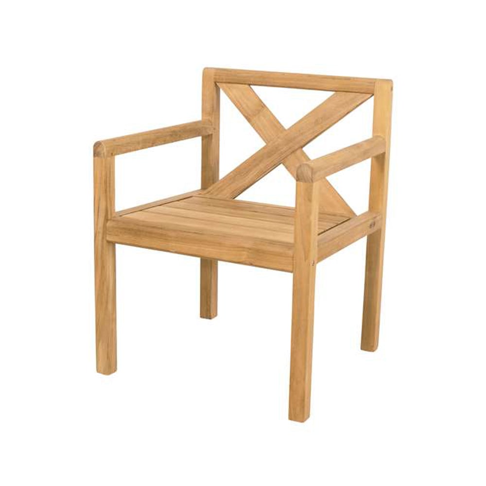 Cane-line Grace stol Teak | Skandinavisk Design | Trädgårdsstolar | Brun