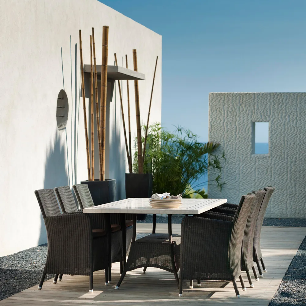 Hampsted karmstol weave, Cane-line Mocca, dyna Natté taupe Cane-line