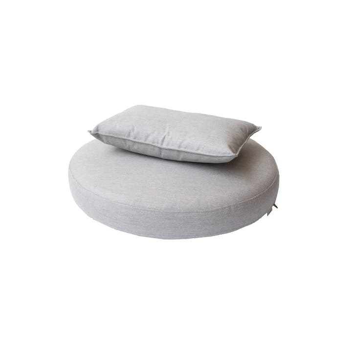 Kingston solstolsdyna - tyg cane-line natté light grey - Cane-line