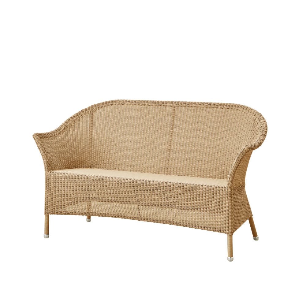 Cane-line Lansing soffa 2-sits weave Natural | Skandinavisk Design | Trädgårdssoffor | Beige