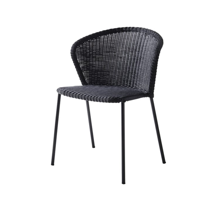 Lean stol - black, cane-line weave - Cane-line