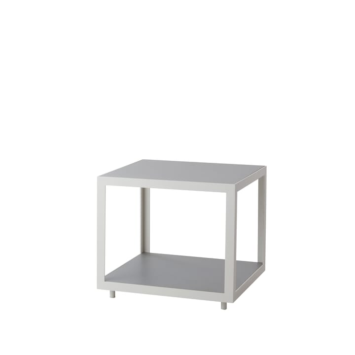 Level sidobord - Light grey, keramik, vitt stativ - Cane-line