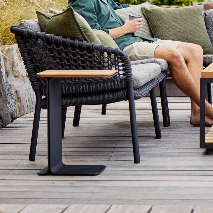 Mega sidobord, Teak-lava grey stativ Cane-line