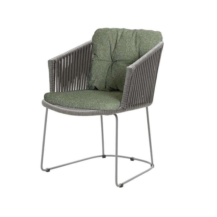 Moments stol - tyg cane-line natté dark green, cane-line soft rope - Cane-line