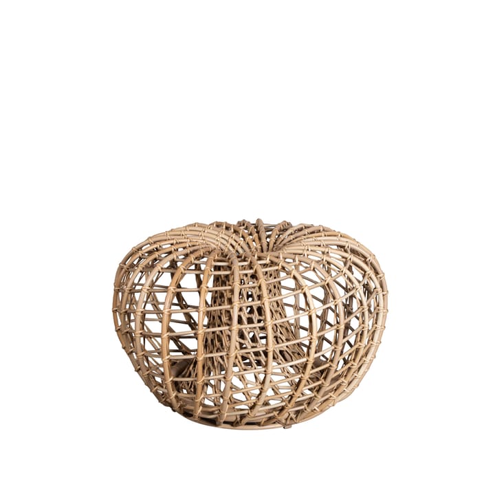 Nest bord/fotpall  - Natural, liten - Cane-line