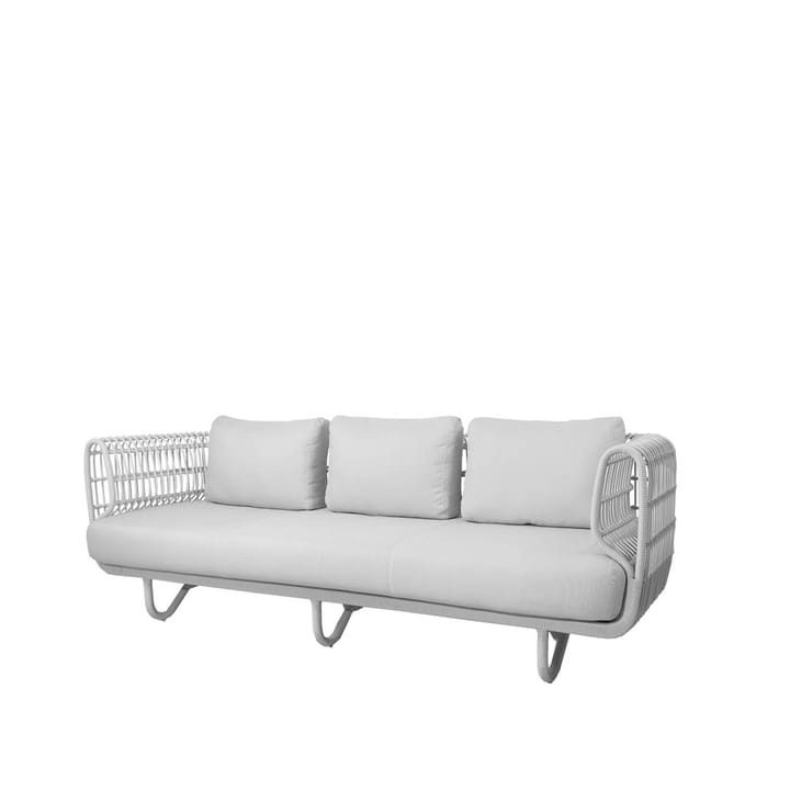 Nest soffa 3-sits weave - White, Cane-Line Natté white - Cane-line