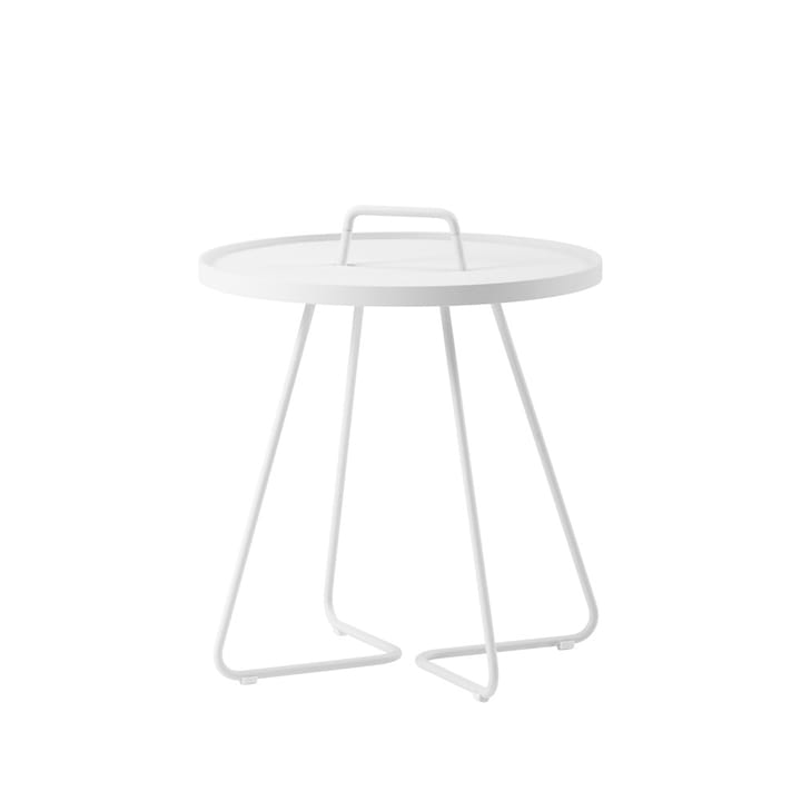 On the move bord Ø44 cm, White Cane-line