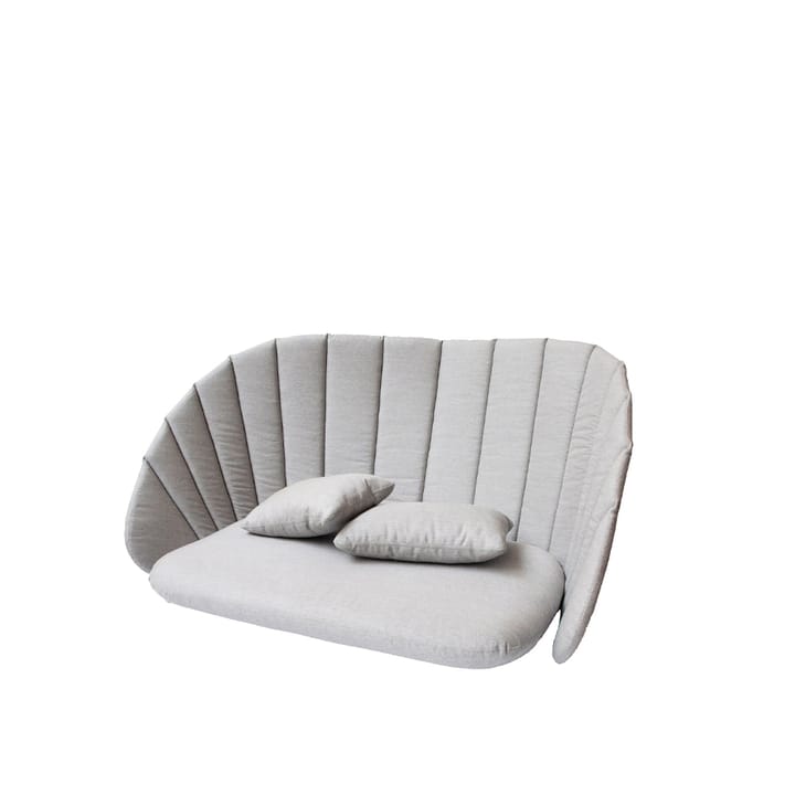 Peacock dynset soffa 2-sits - Cane-line Natté light grey - Cane-line