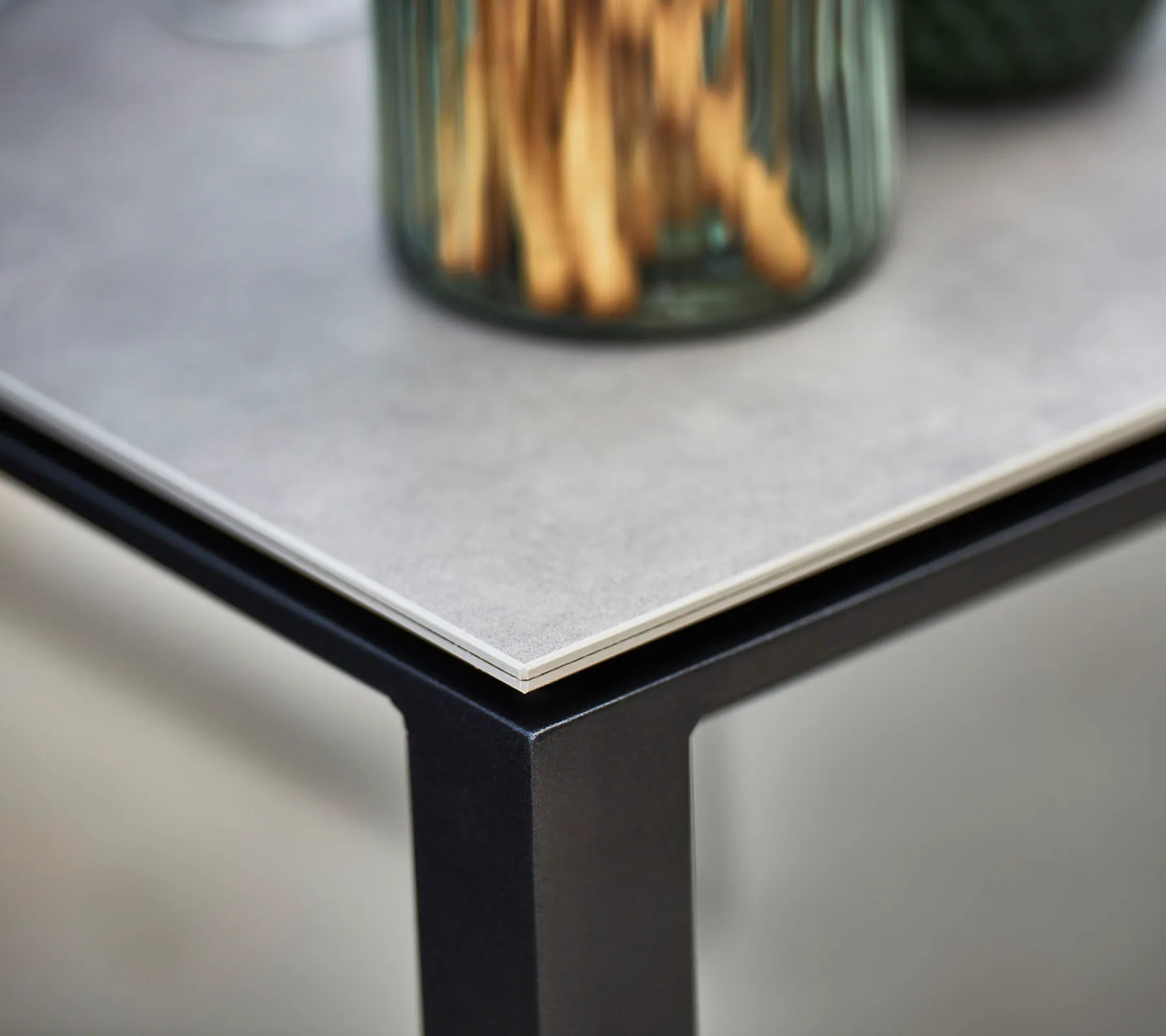 Pure bord 200x100 cm Concrete grey-lava grey,  Cane-line
