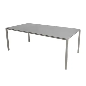 Pure bord 200x100 cm Concrete grey-taupe - Cane-line