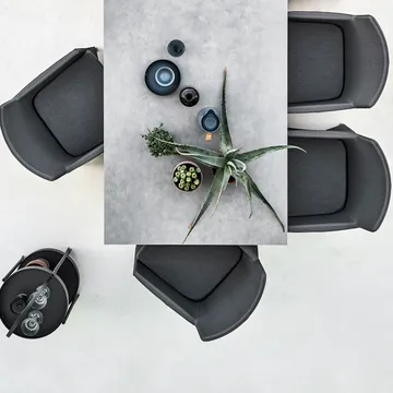 Pure bord 200x100 cm Concrete grey-taupe - Cane-line