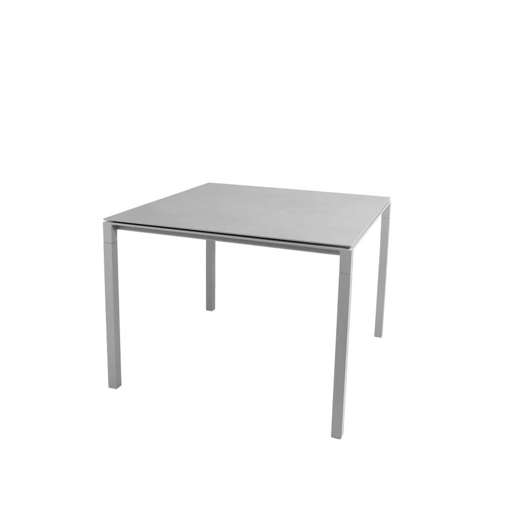 Cane-line Pure matbord Concrete grey-ljusgrå 100x100 cm