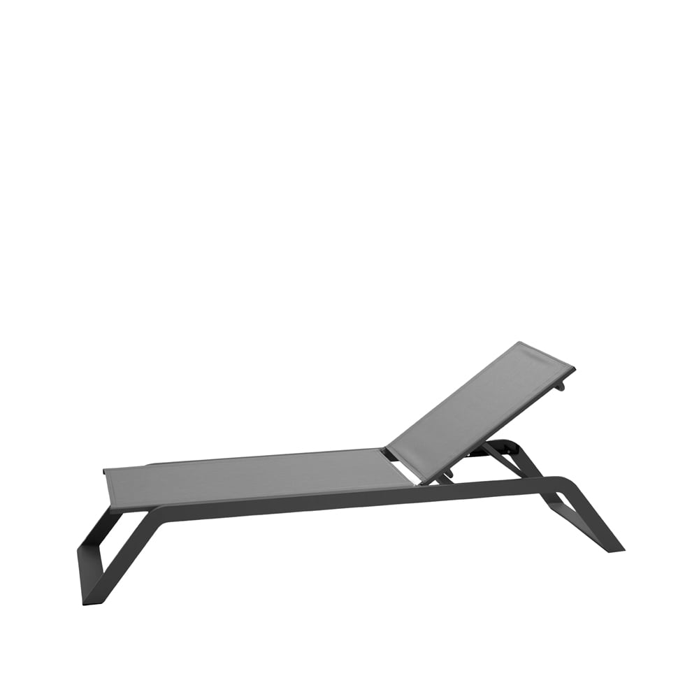 Cane-line Siesta solsäng Grey | Skandinavisk Design | Solsängar & solstolar | Grå