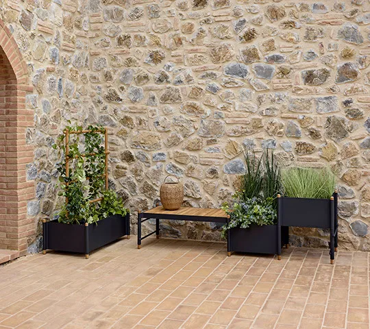 Sticks blomlåda 57x103 cm, Lava grey Cane-line