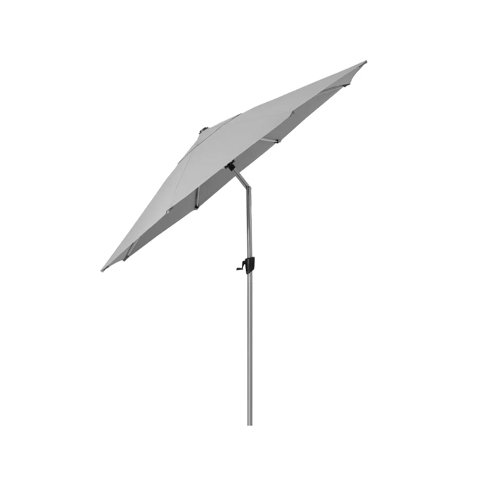 Cane-line Sunshade Tilt parasoll 300 cm Light grey | Skandinavisk Design | Parasoll & parasollfötter | Grå