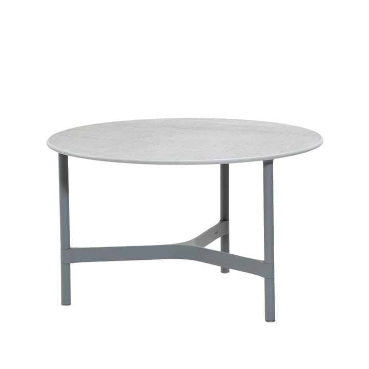 Twist soffbord - fossil grey, medium, ljusgrått underrede - Cane-line