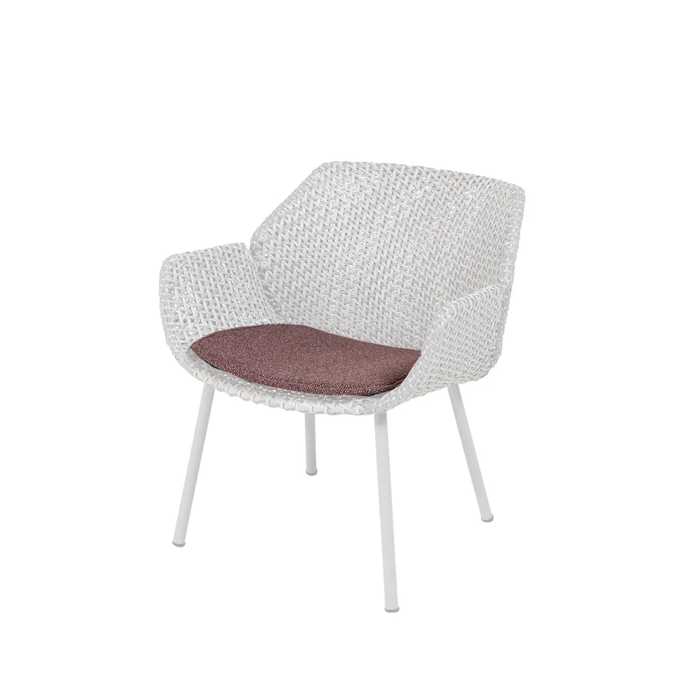 Cane-line Vibe loungefåtöljdyna Cane-Line wove dark bordeaux