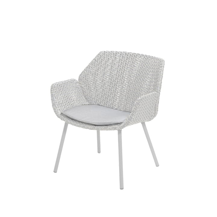 Vibe loungefåtöljdyna - tyg cane-line natté light grey - Cane-line