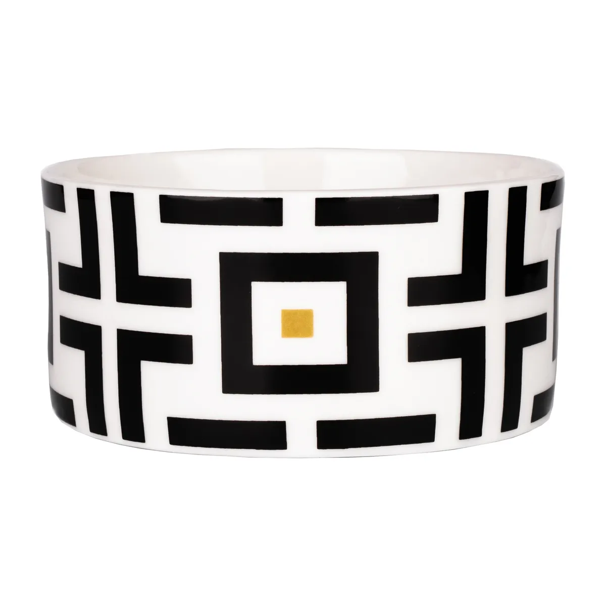 Carolina Gynning DECO skål 50 cl Vit-svart