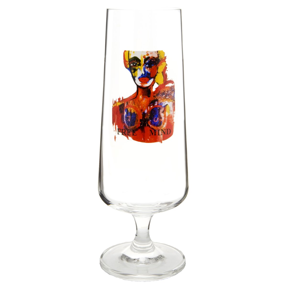Carolina Gynning Free Mind ölglas 50 cl | Skandinavisk Design | Ölglas | Blå