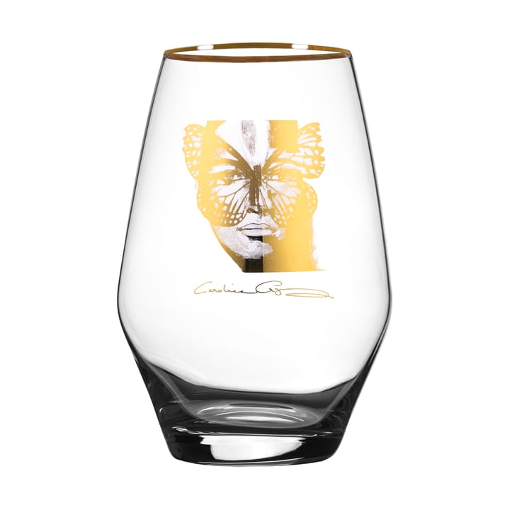 Golden Butterfly allglas dricksglas 35 cl - Gold - Carolina Gynning