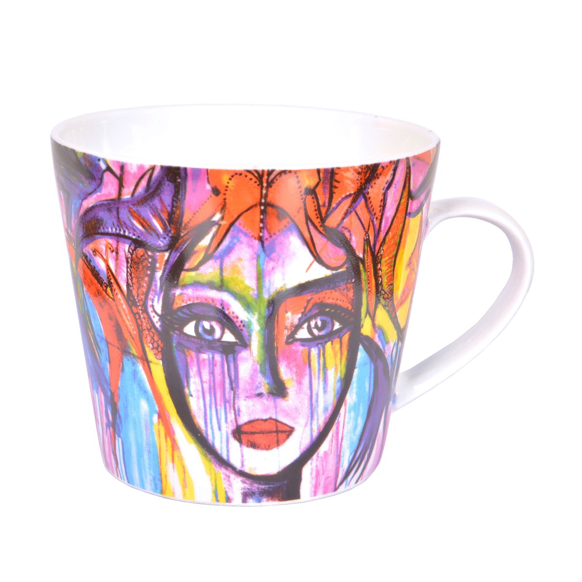 Carolina Gynning Slice of Life mugg med öra 40 cl | Skandinavisk Design | Kaffekoppar | Multi
