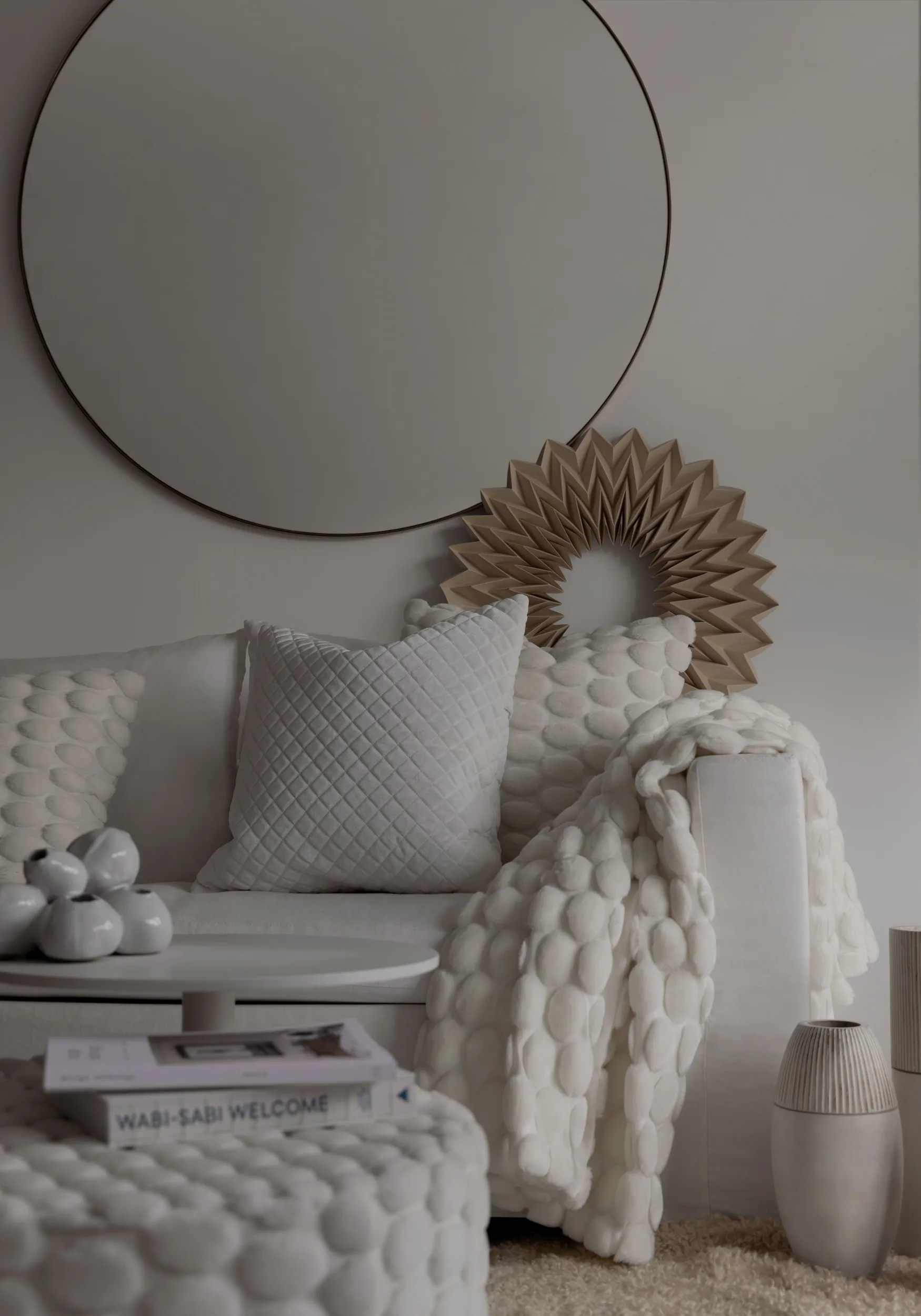 Egg Collection kuddfodral 50x50 cm, Vit Ceannis