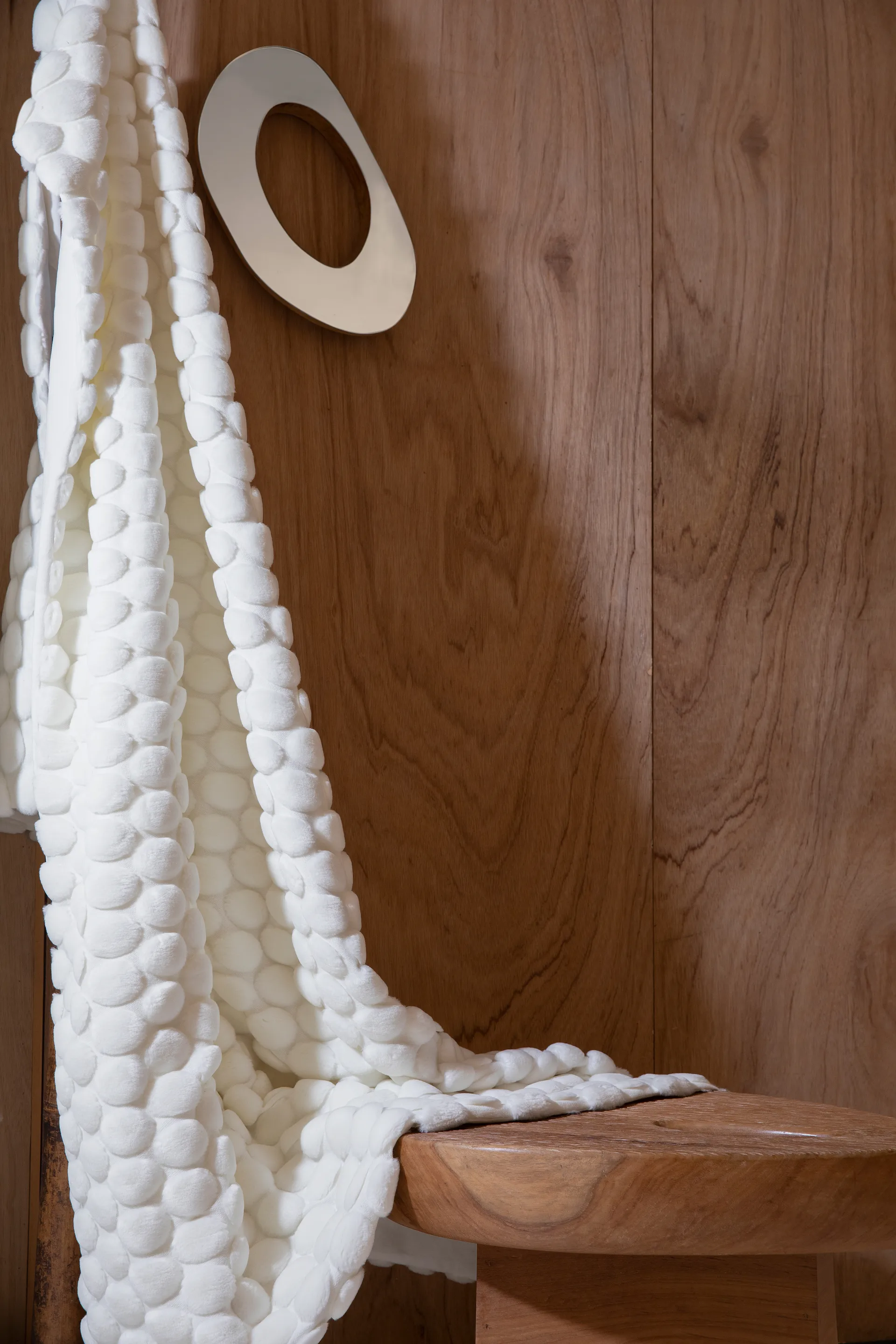 Egg Collection pläd 170x130 cm, Vit Ceannis