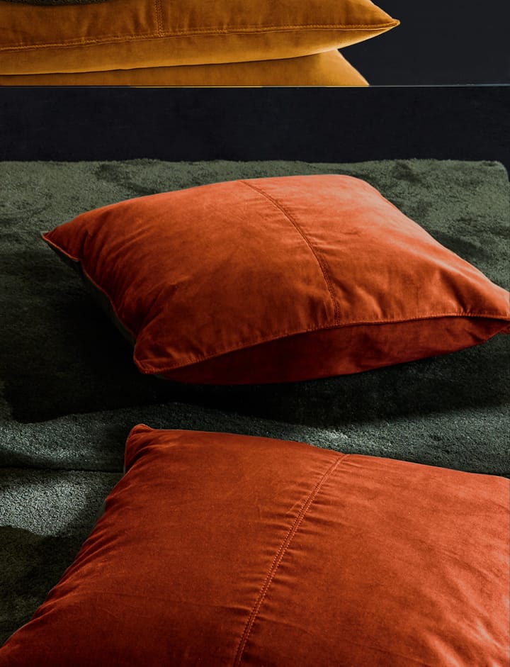 Velvet Collection kuddfodral 50x50 cm, Cognac Ceannis