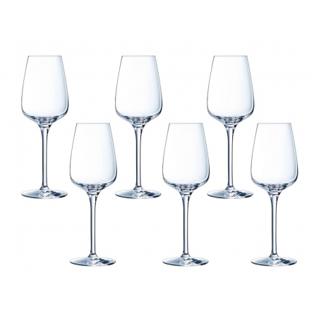 Chef & Sommelier Sublym vitvinglas 6-pack 25 cl | Skandinavisk Design | Vinglas | Transparent