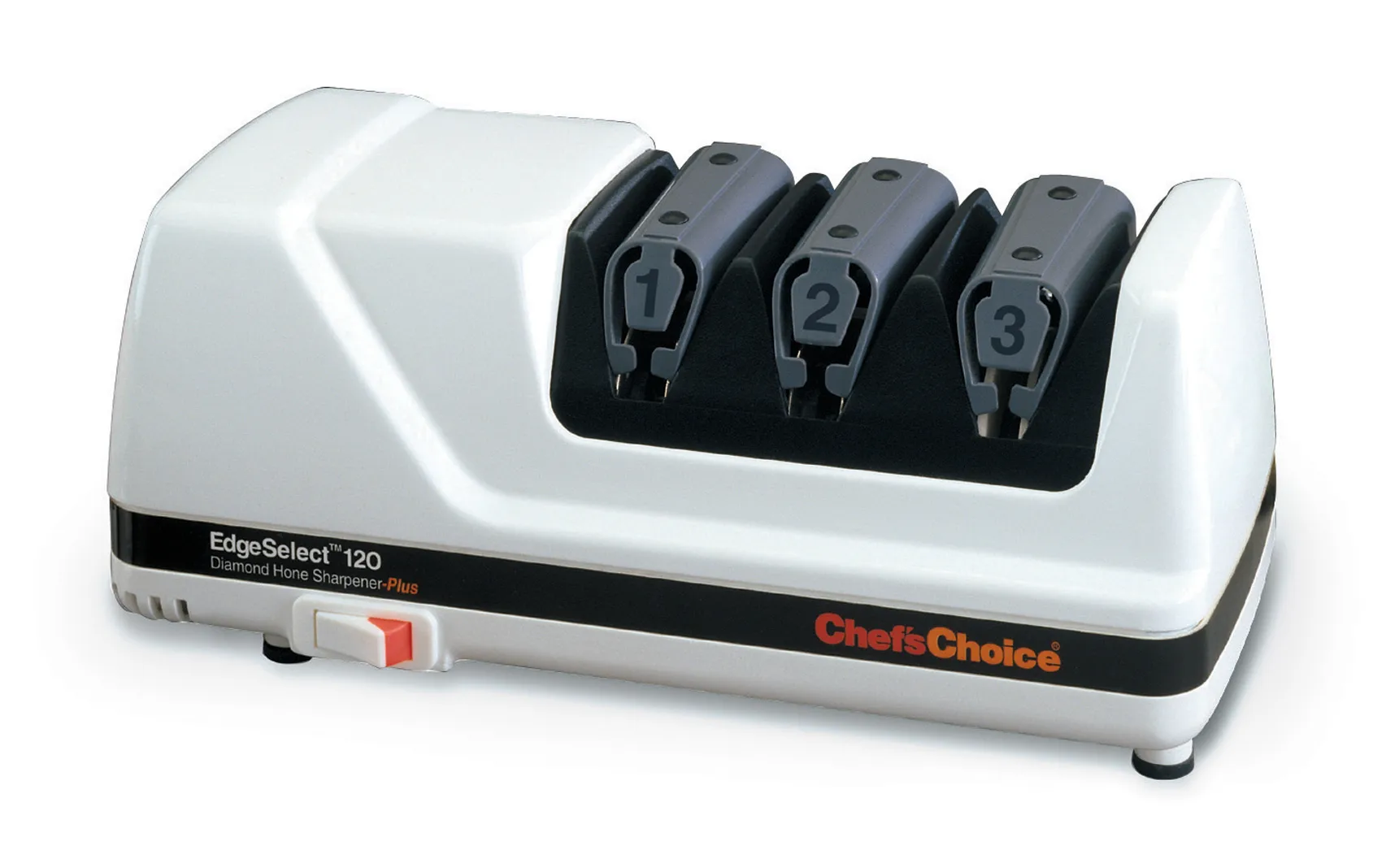 Model 120 Knivslip elektrisk diamant 3 steg, Vit Chef's Choice