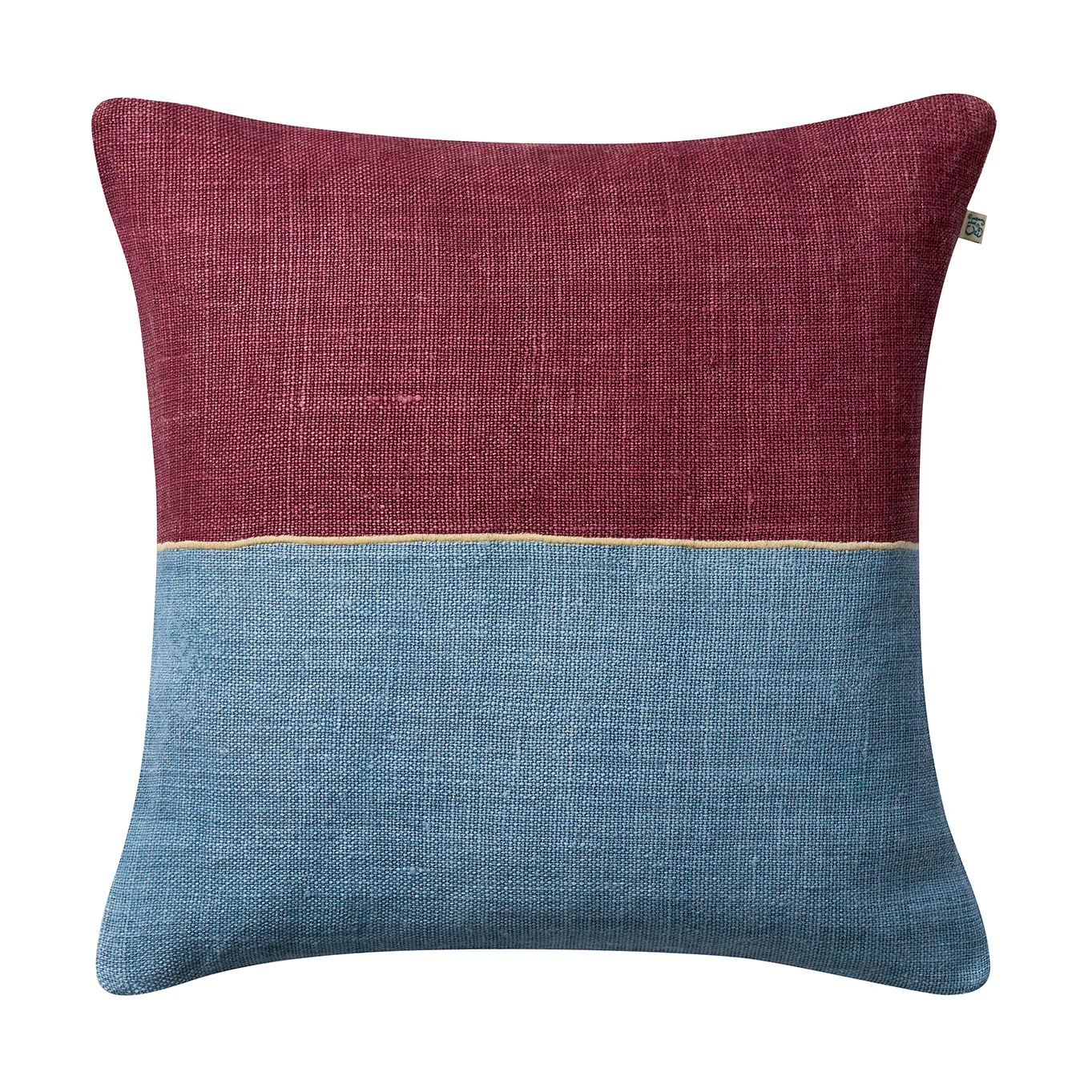 Amol kuddfodral 50x50 cm, Ruby-dusty blue Chhatwal & Jonsson