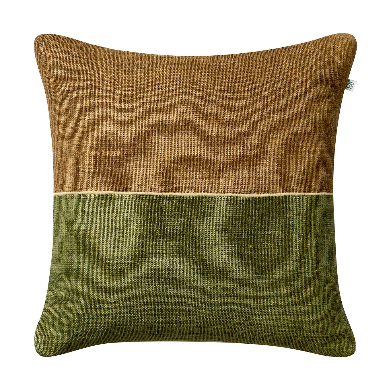 Amol kuddfodral 50x50 cm, Taupe-cactus green Chhatwal & Jonsson