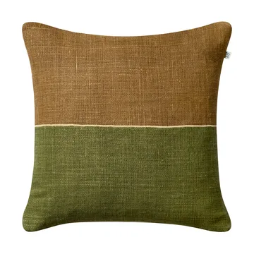 Amol kuddfodral 50x50 cm - Taupe-cactus green - Chhatwal & Jonsson