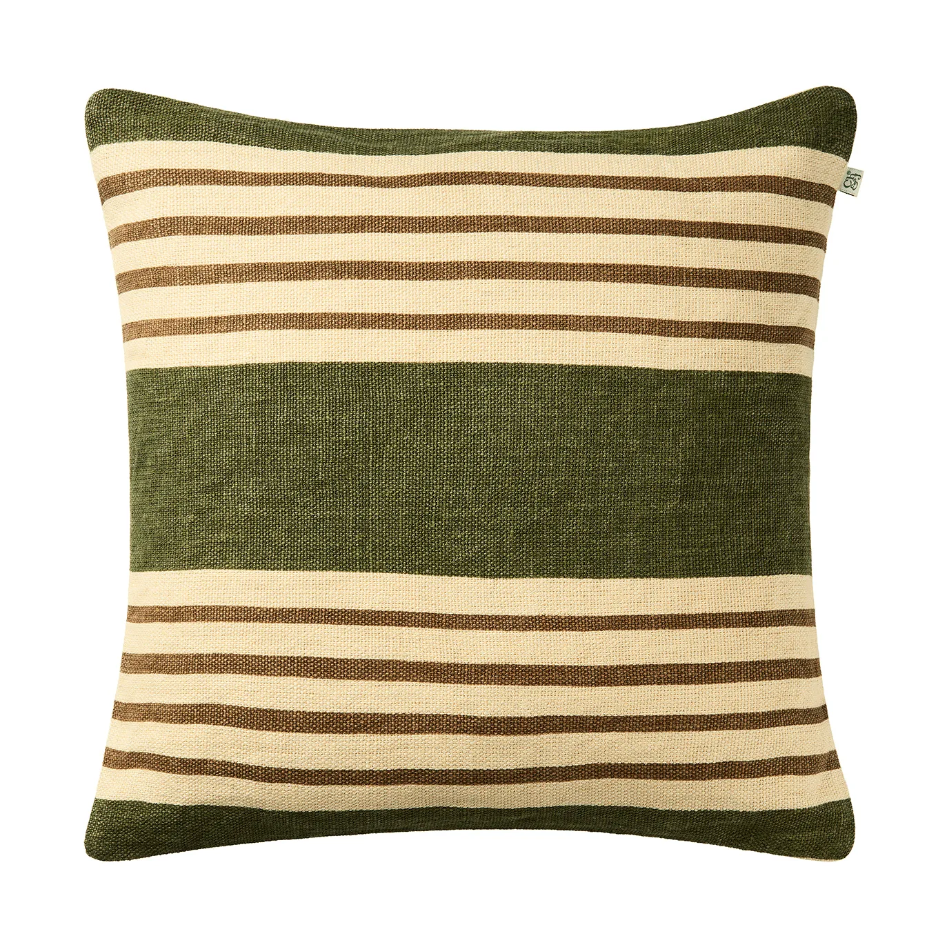 Aria kuddfodral, Cactus green-taupe, 50x50 cm Chhatwal & Jonsson
